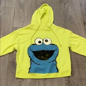 Cookie Monster hooded sweater